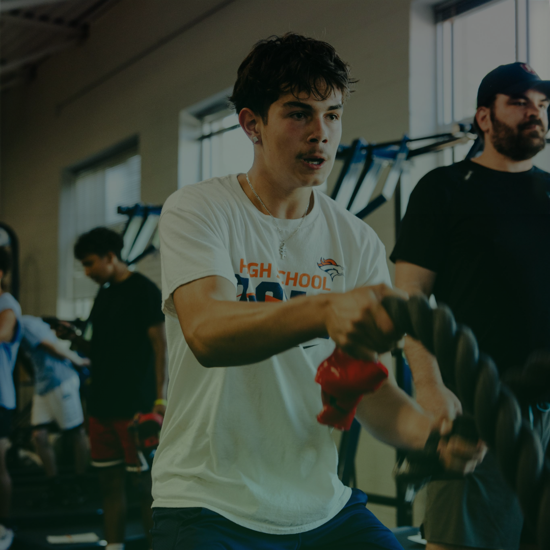 Athlete training, frame 2