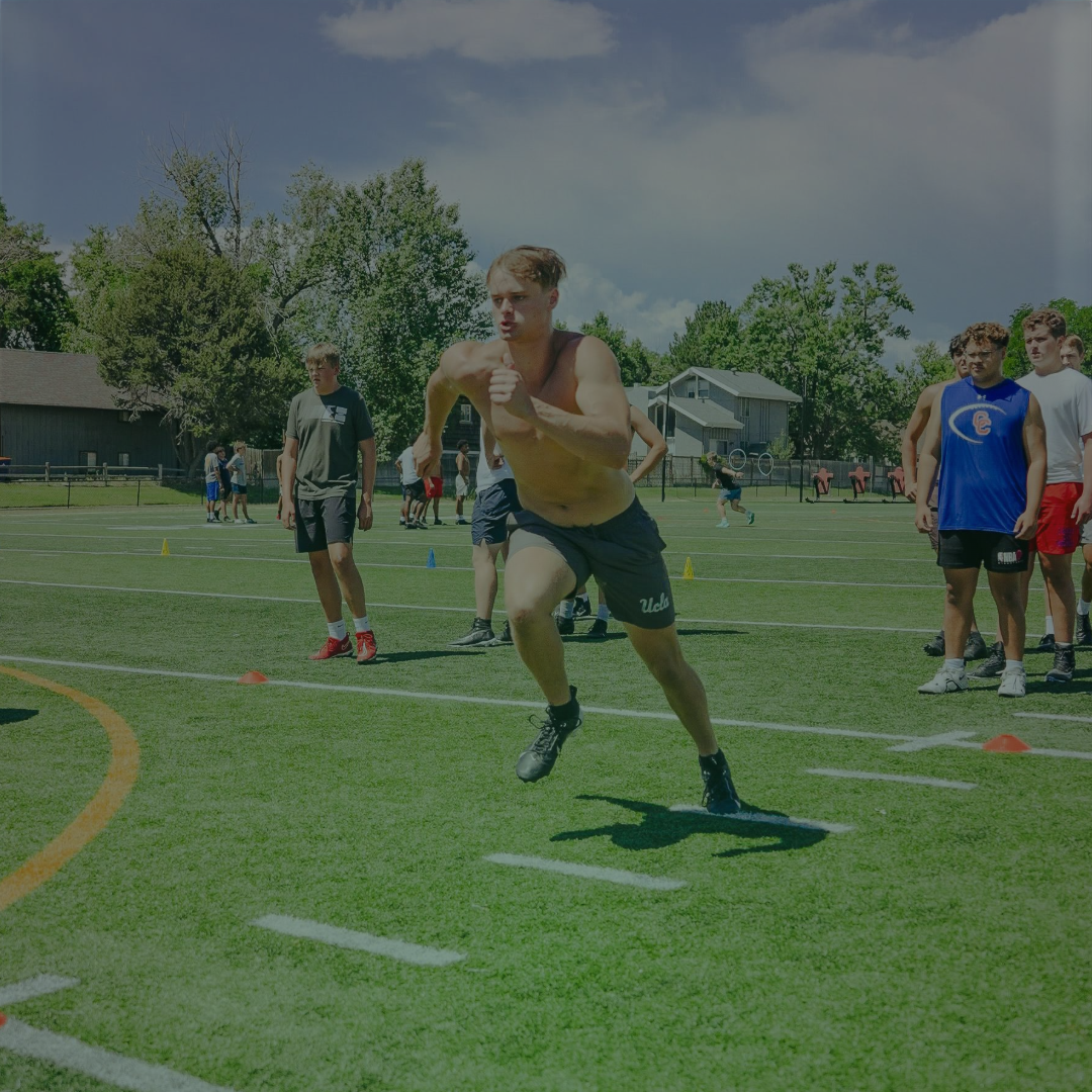 Athlete training, frame 5