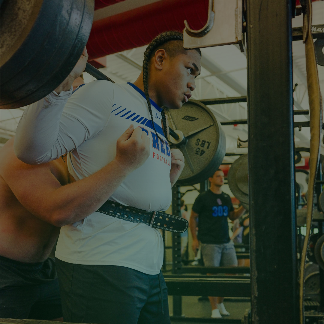 Athlete training, frame 1